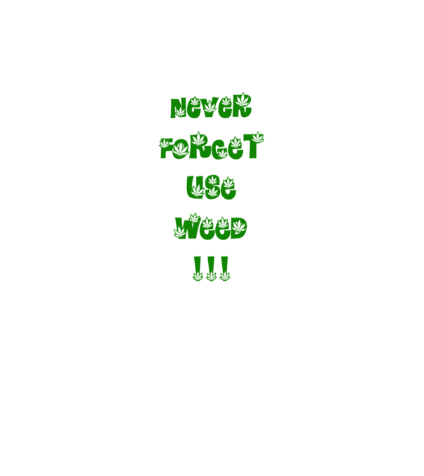 Weed model galben neon pe tricou