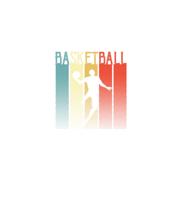 basketball vintage model negru pe tricou