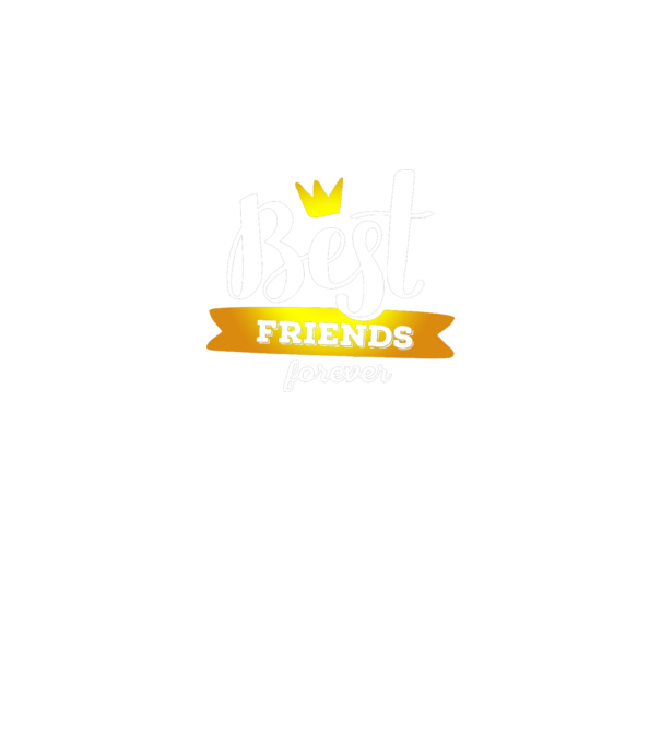 Best friends forever model albastru închis pe tricou