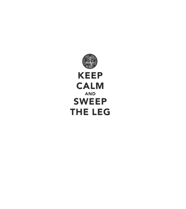 Keep calm and weep the leg cobra kai model roz deschis pe tricou