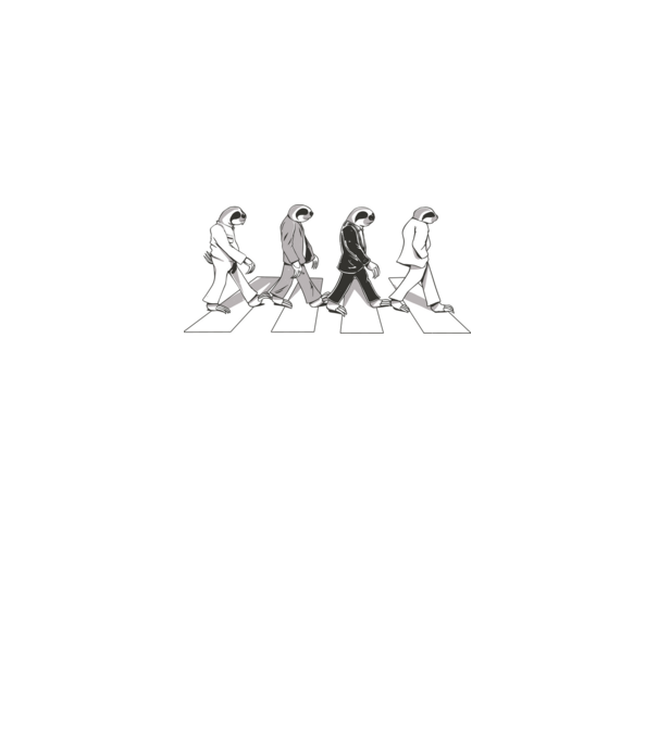 Beatles model negru pe tricou