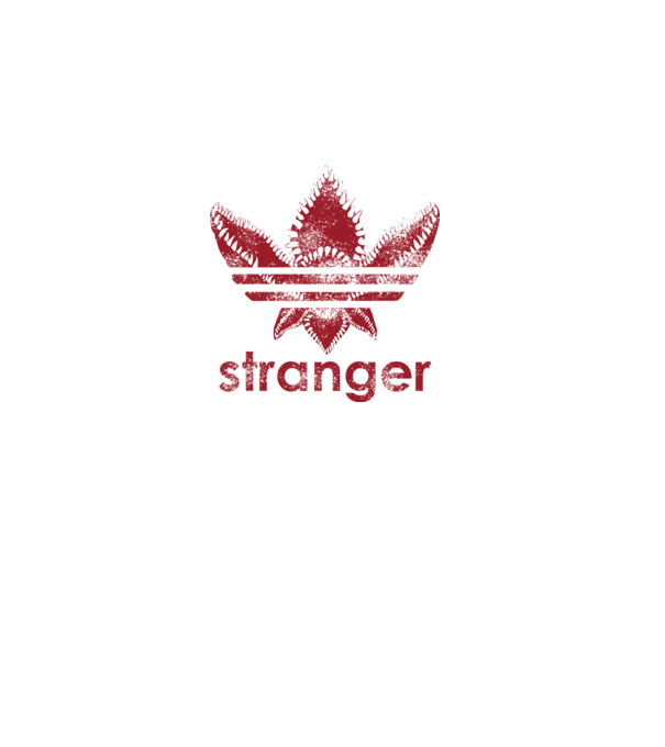 stranger things logo model negru pe tricou