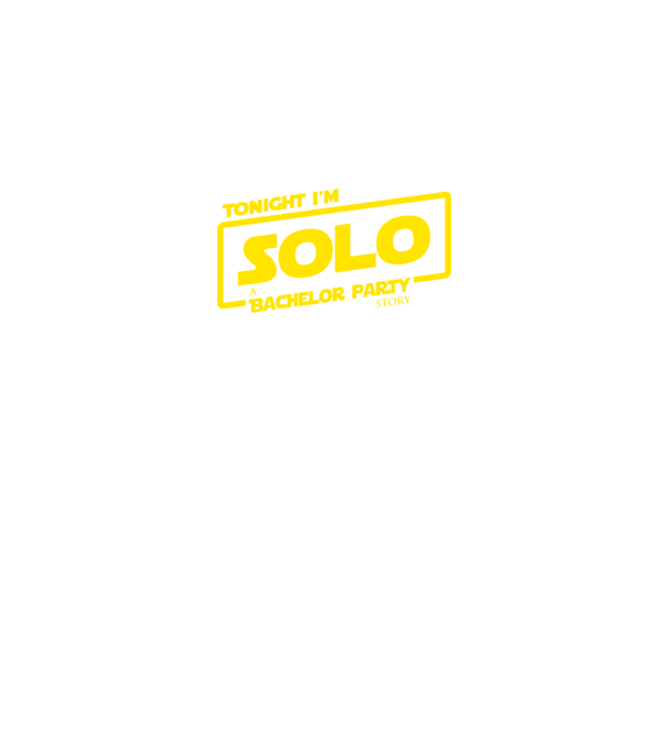 'Tonight I''m Solo' model negru pe tricou