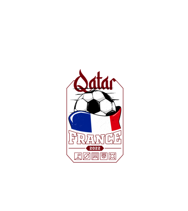 Qatar teams France model negru pe tricou