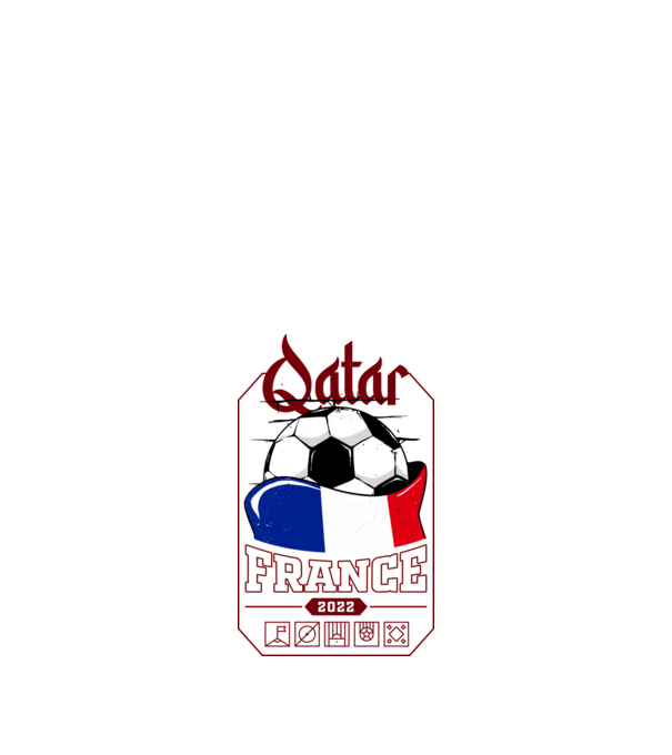 Qatar teams France model negru pe tricou