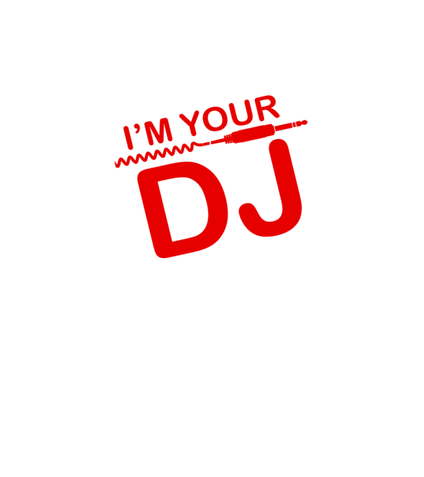 Im your DJ model negru pe tricou
