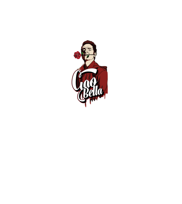 ciao bella berlin rose model turcoaz pe tricou