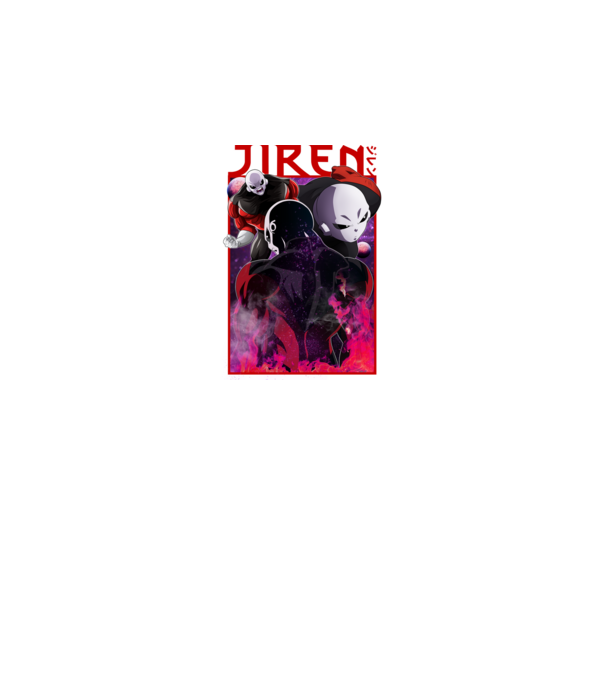 jiren dragonball model negru pe tricou
