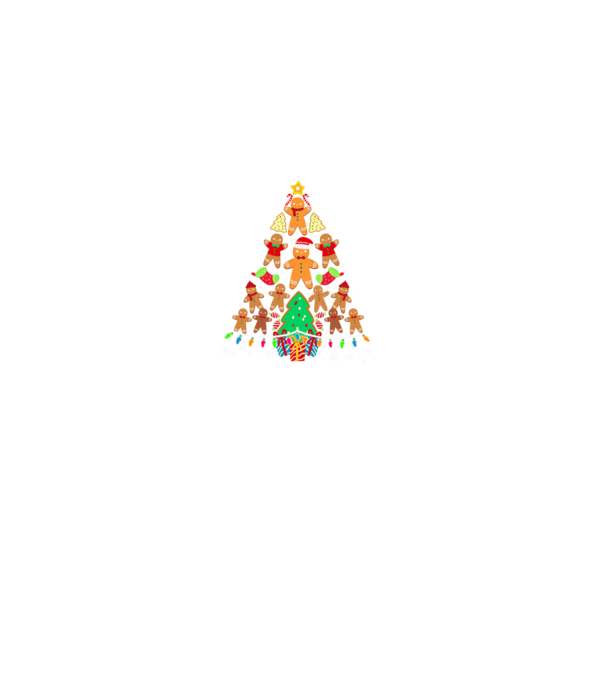 Cookie christmas tree model negru pe tricou