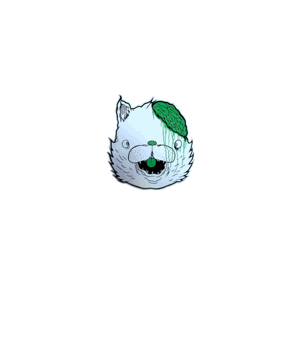 Dropdead! Cat model gri pe tricou