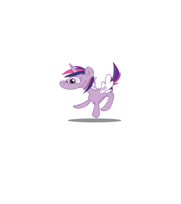 ugly my little pony model alb pe tricou