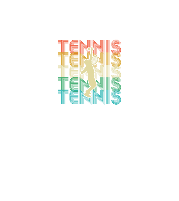 Tennis retro model negru pe tricou