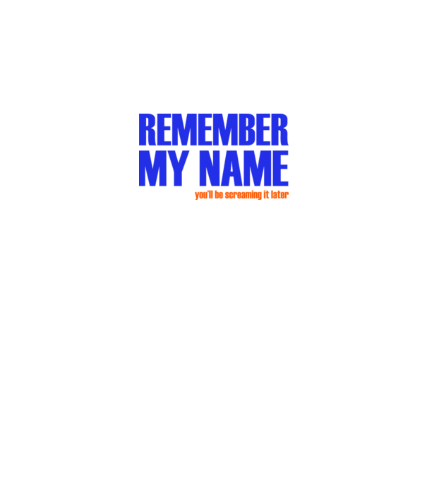 Remember My Name model alb pe tricou