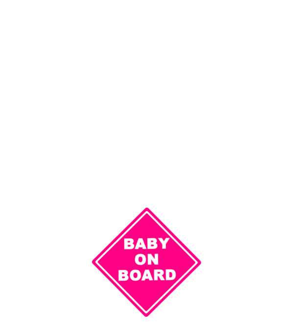 Baby on board model roz deschis pe tricou