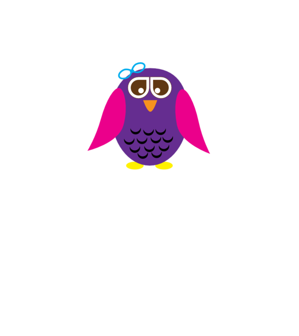 Owl model alb pe tricou