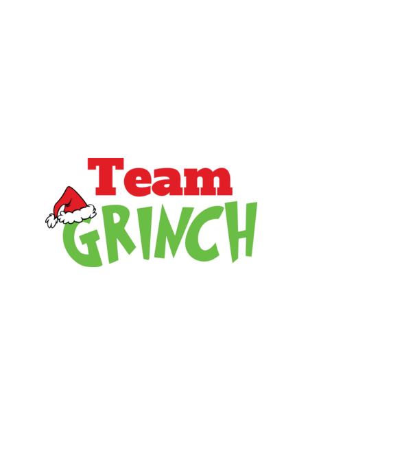 Team Grinch model negru pe tricou