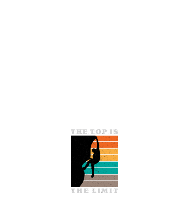 The Top is the limit model albastru închis pe tricou