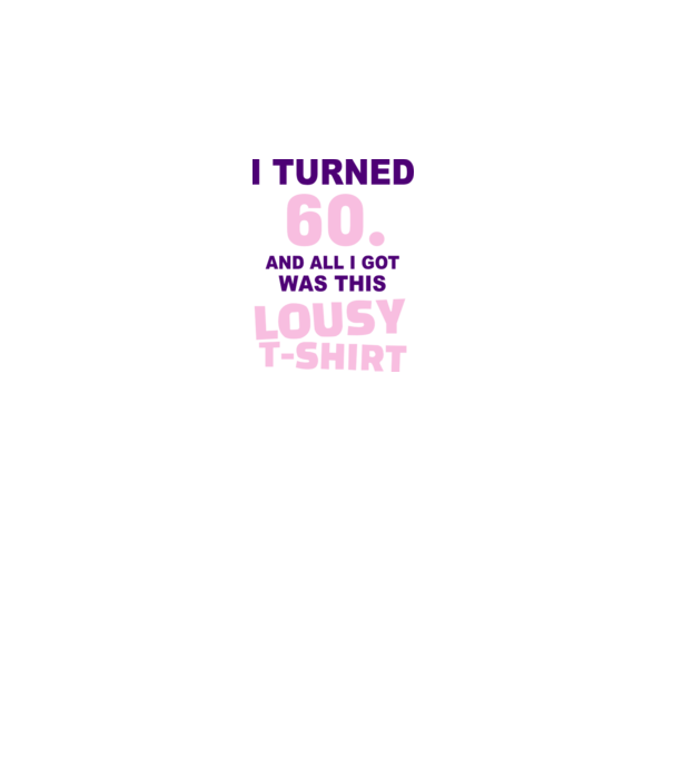 Lousy T-shirt 60 model negru pe tricou