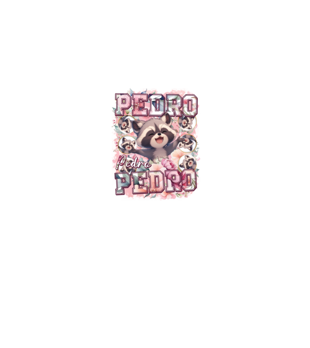 Girly Pedro model gri pe tricou