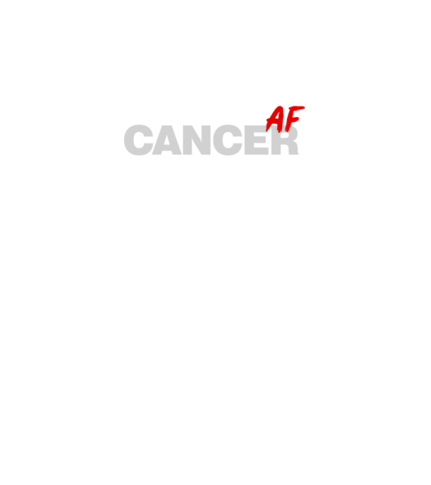 CANCER as fuck model negru pe tricou