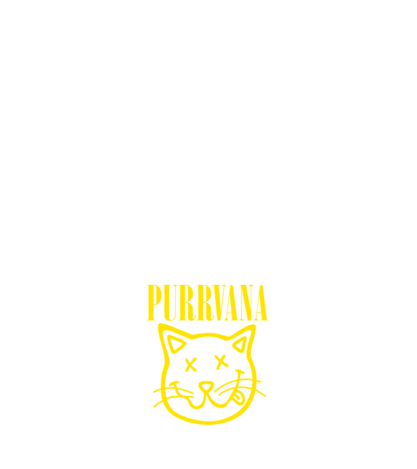 PURRVANA model albastru închis pe tricou
