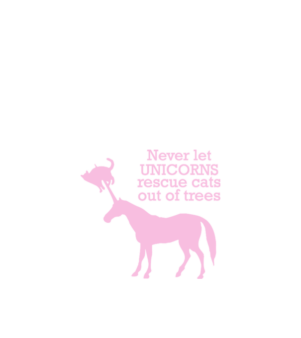 unicorn cat model negru pe tricou