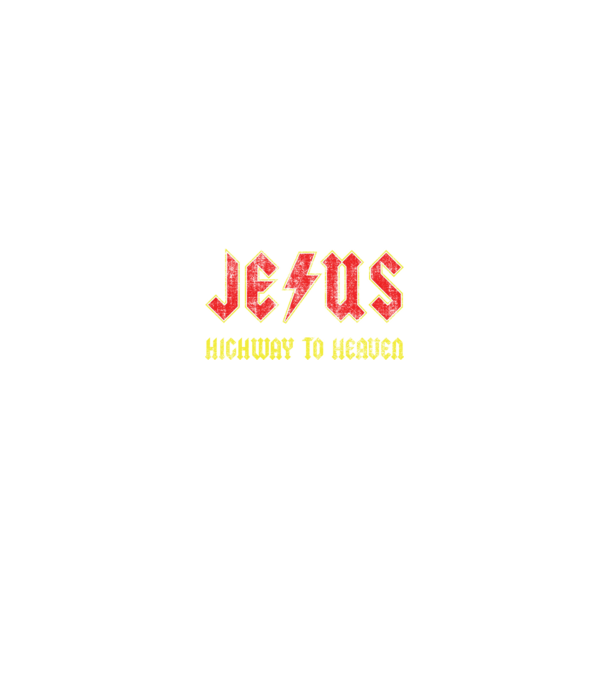 JESUS HIGHWAY TO HEAVEN model negru pe tricou