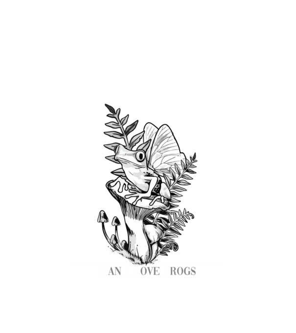 MILF man i love frogs model alb pe tricou