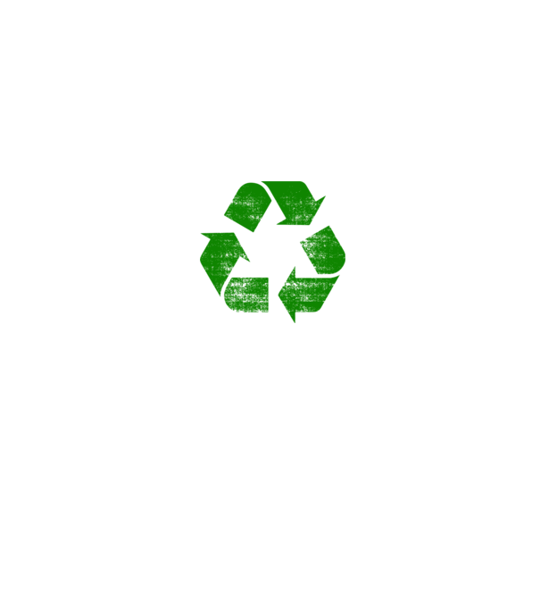 RECYCLE model negru pe tricou
