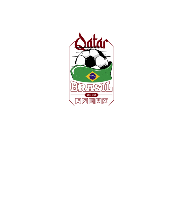 Qatar teams Brasil model negru pe tricou