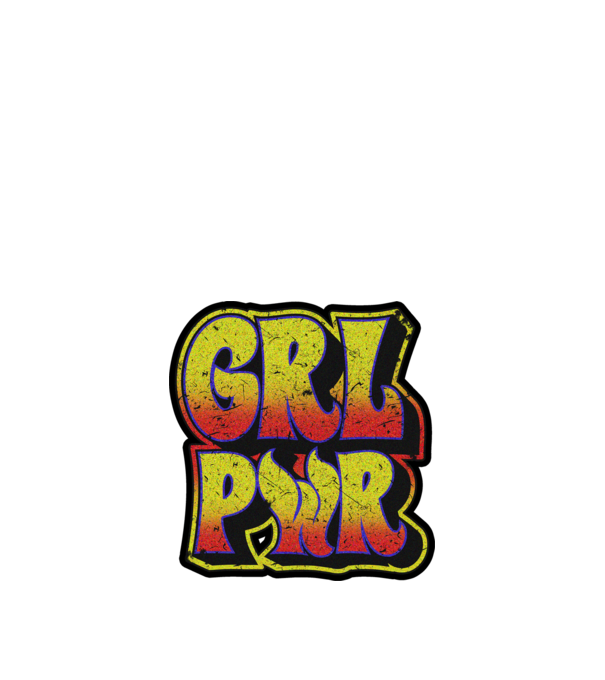 Girl power model alb pe tricou