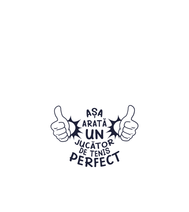 Așa arată un JUCĂTOR DE TENIS perfect model roșu pe tricou