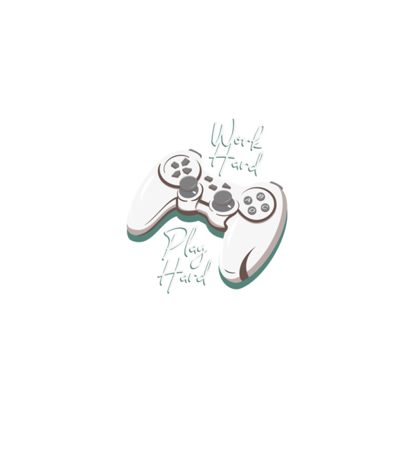 Work hard play hard model negru pe tricou
