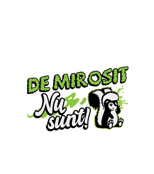 De mirosit nu sunt model negru pe tricou