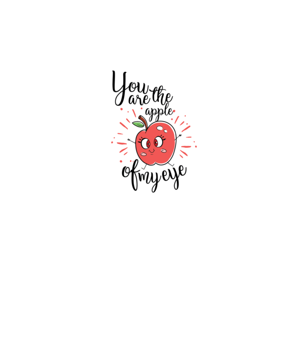 You drive me bananas you are the apple of my eye model negru pe tricou