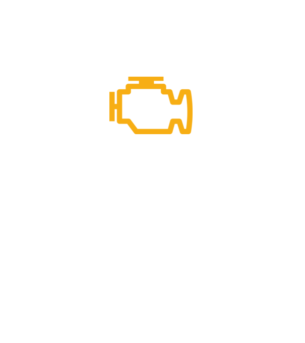 check engine model negru pe tricou