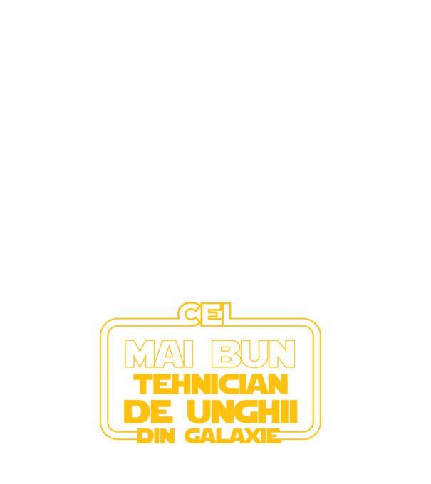 Cel mai bun tehnician de unghii din galaxie model negru pe tricou