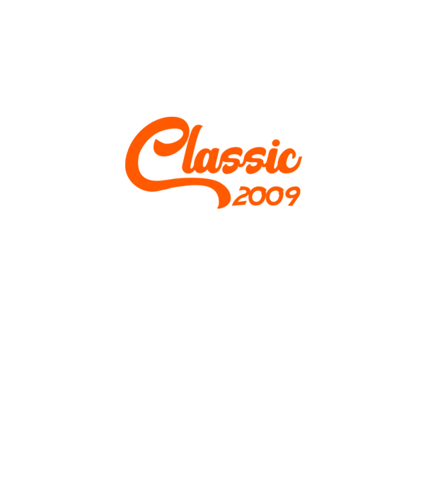 Classic 2009 model negru pe tricou