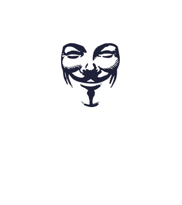 vendetta mask model roșu pe tricou