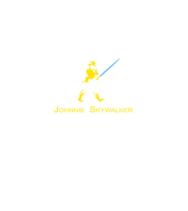 Johnnie Skywalker model negru pe tricou