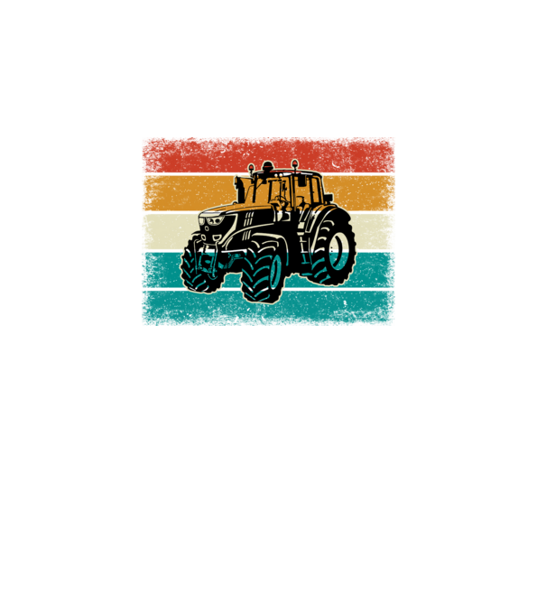 TRACTOR model turcoaz pe tricou