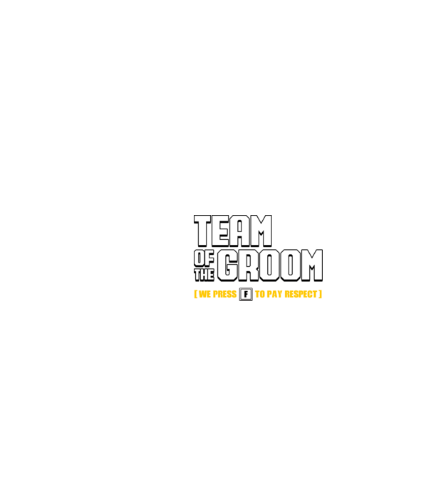 Team of the Groom model negru pe tricou