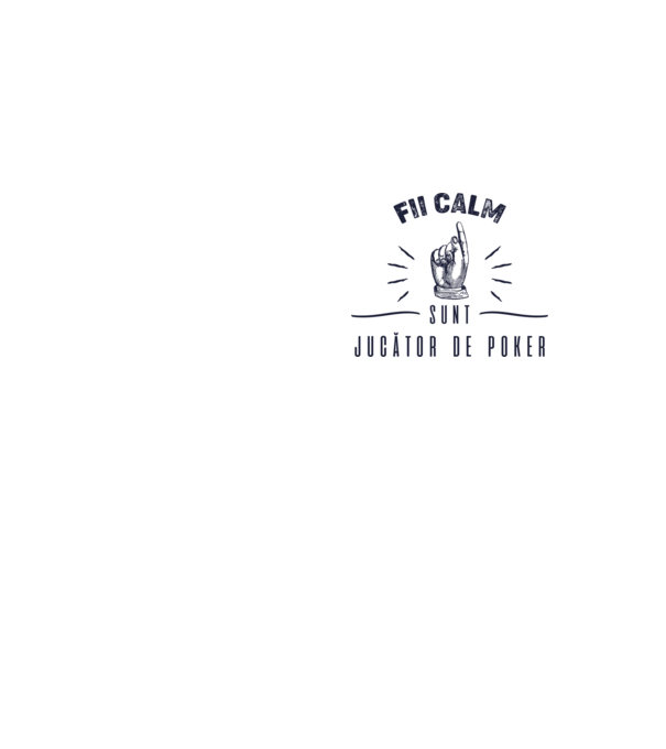 Fii calm, sunt JUCĂTOR DE POKER model galben neon pe tricou