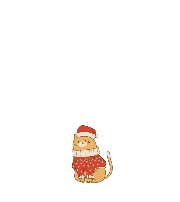 Christmas cat model negru pe tricou