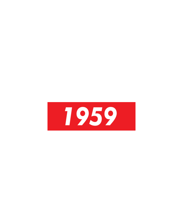 Supreme Birthday 1959 model negru pe tricou