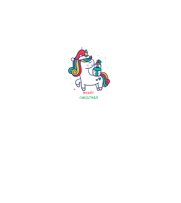 merry christmas unicorn model gri pe tricou