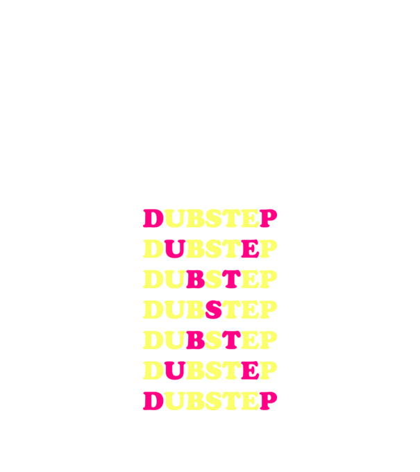 Dubstep model negru pe tricou