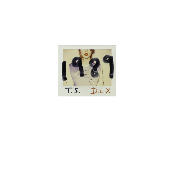 Taylor Swift polaroid model alb pe tricou