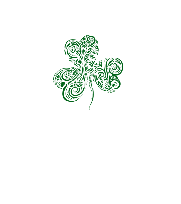 Everyone is irish shamrock model negru pe tricou