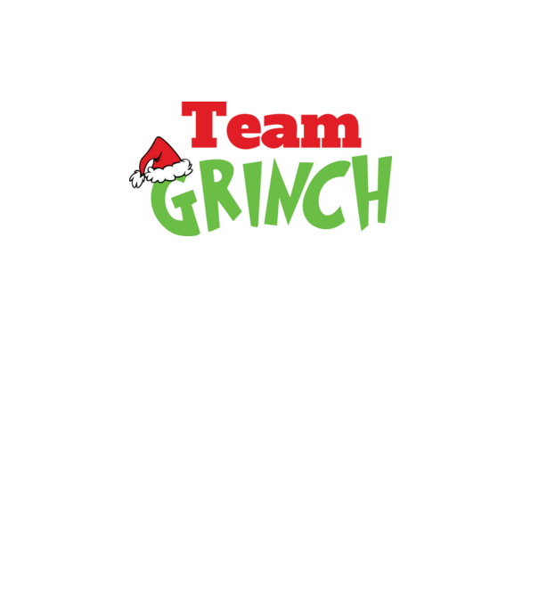 Team Grinch model negru pe tricou
